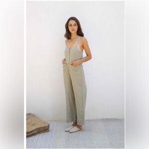 Mus & Bombon Linen Jumpsuit Small
